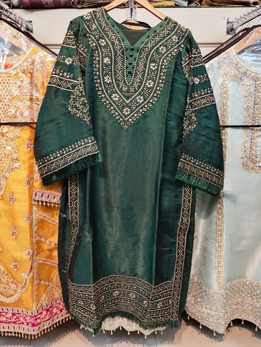 Deep Green Silk