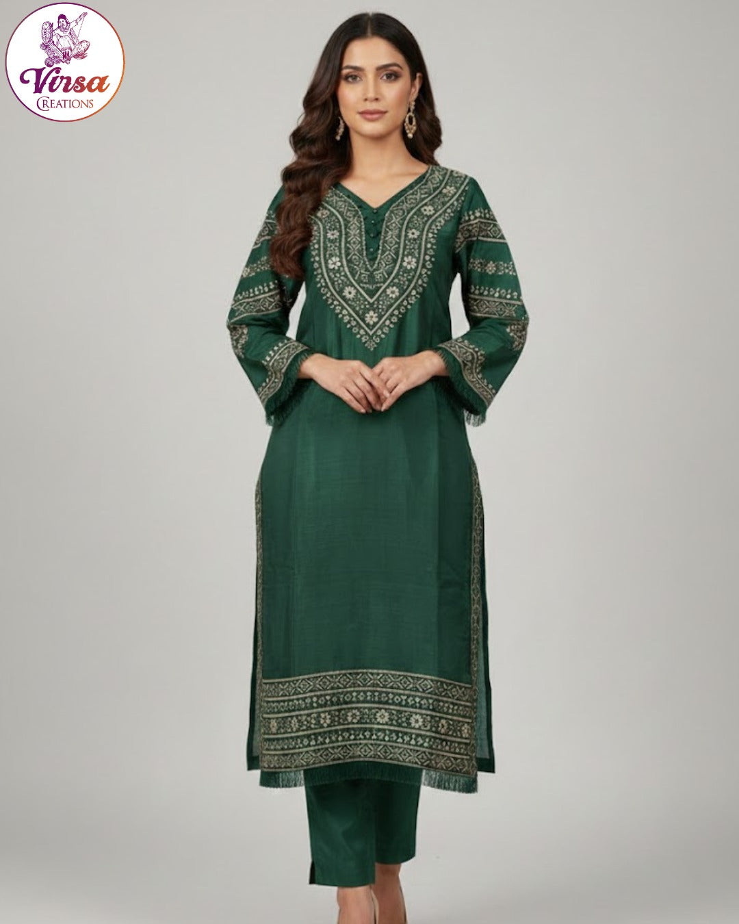 Deep Green Silk
